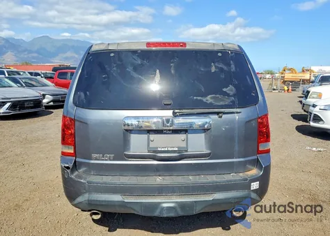 2012 Honda Pilot Exl из США, поврежденный, VIN 5FNYF3H57CB029729